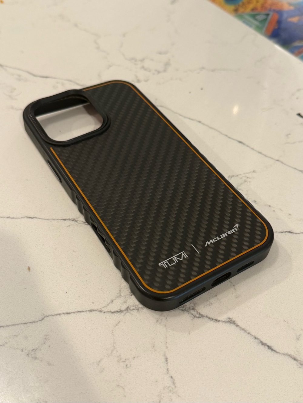 Tumi McLaren IPhone 16 Pro Max Carbon Fiber iPhone Case